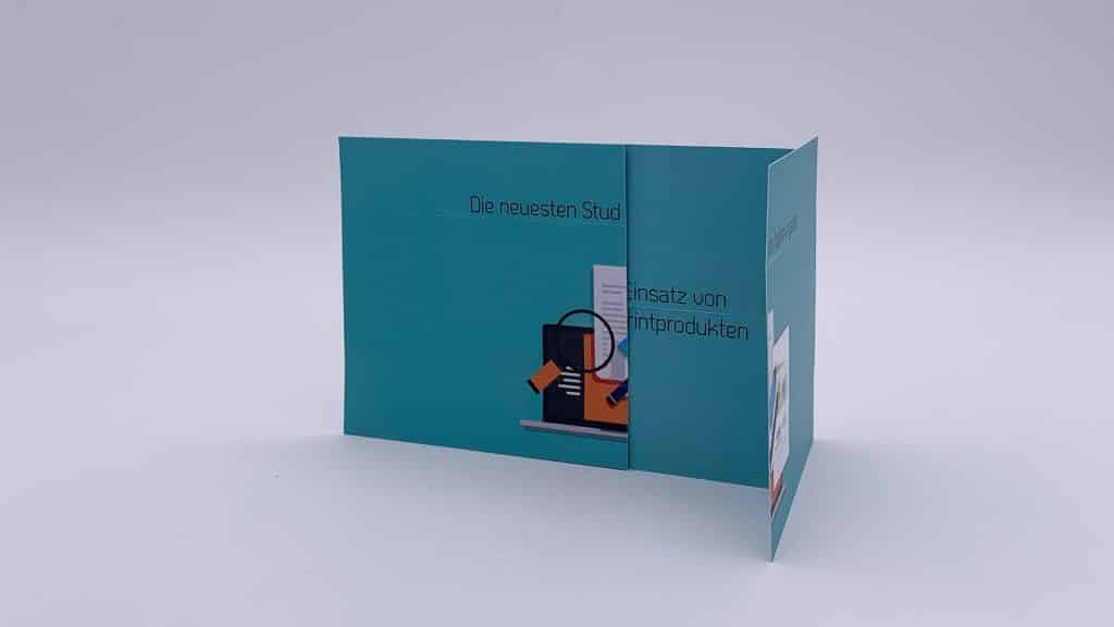 Customized endless fold cards for B2B
