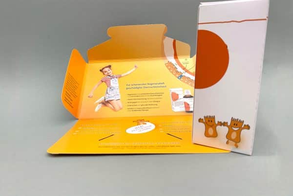 Springobjekt in Kreuzverpackung