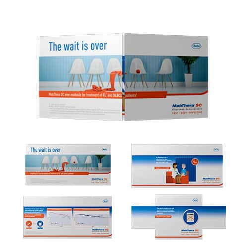 endless folding card direct mail