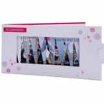 Slat card as a creative marketing tool