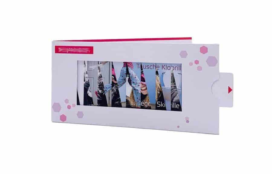 Slat card as a creative marketing tool