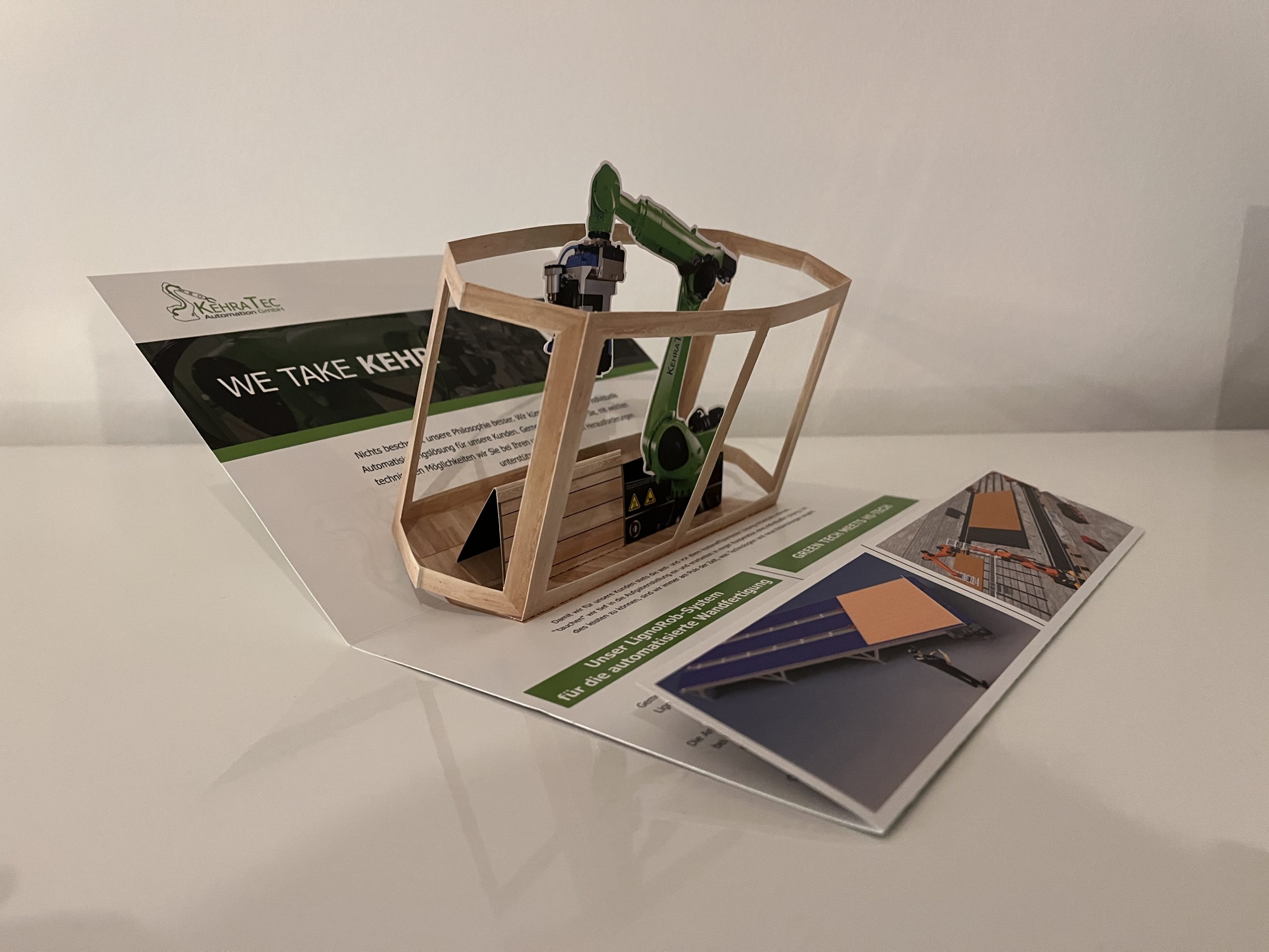 3D PopUp Karte für Messen