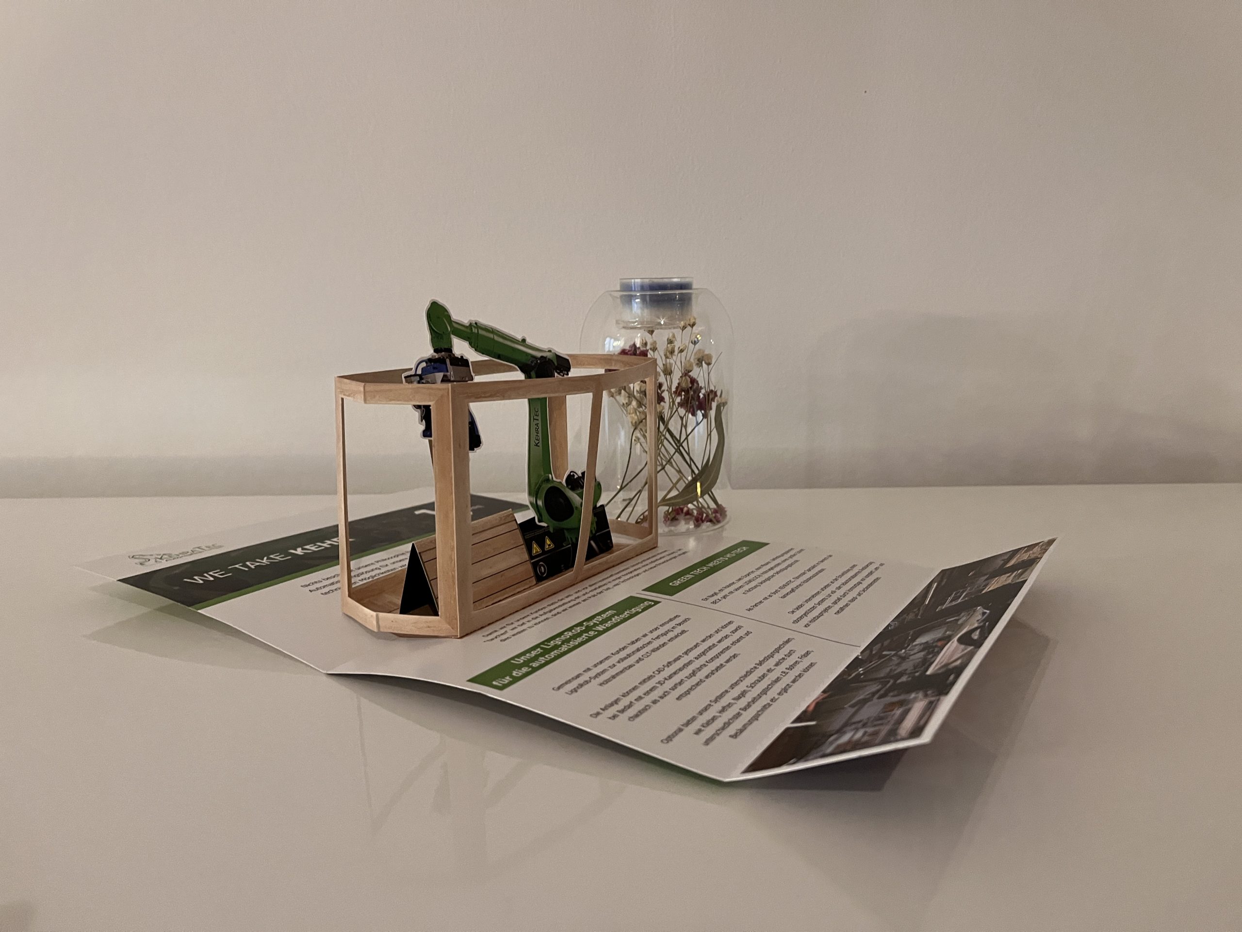 PopUp Karte 3D als Messekarte